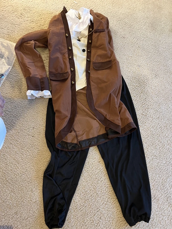 Founding Father Benjamin Franklin Colonial Child Costume Size XL 12/14 - Image 3 of 3