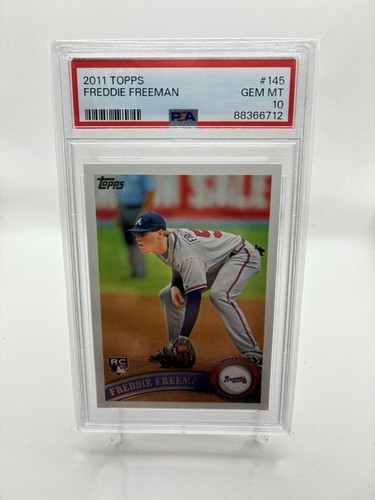 Freddie Freeman 2011 Topps #145 RC ROOKIE PSA 10