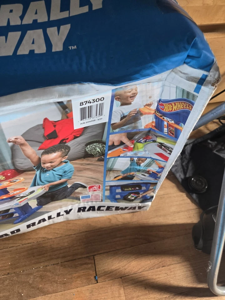 Mesa de juego de coche Step2 Hot Wheels Road Rally Raceway DIE-CAST - ABIERTA/CAJA Foto 2 de 3