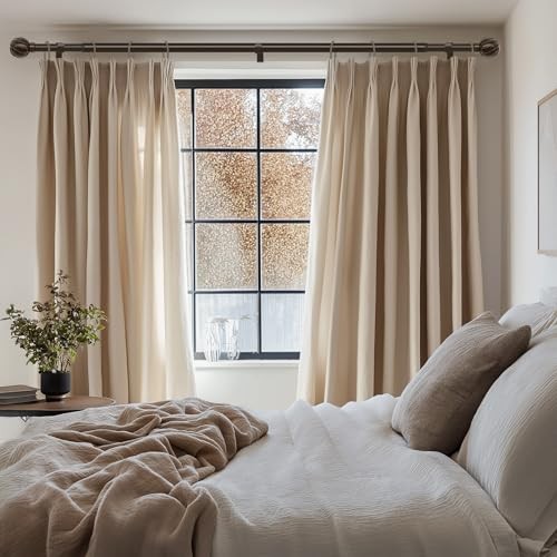 Gardinenstangen für Fenster 28 bis 48 cm längenverstellbar 18"-45"|1er Pack braun - Bild 3 von 6