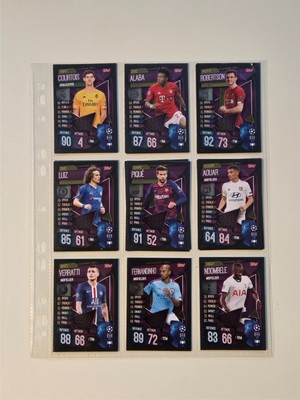 Topps UEFA Champions League Match Attax 2019/20 Full Set 15 Super Squad Karten
