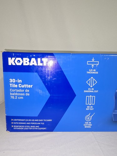 Kobalt 30-in Ceramic Tile Cutter Kit- NEW, Blue - Picture 3 of 15