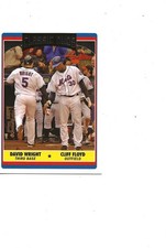 2006 TOPPS METS CLASSIC DUOS DAVID WRIGHT & CLIFF FLOYD