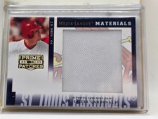 2005 Donruss Prime Patches - MLB Materials J.D. Drew #MLM-50 Jumbo Patch /500