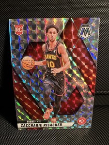 2024-25 Panini Mosaic - Rookies Zaccharie Risacher #213 Silver Prizm (RC)