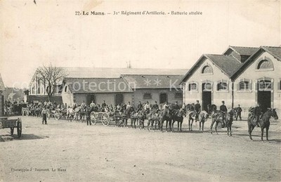 Le Mans Sarthe 31e Regiment d Artillerie Batterie atte
