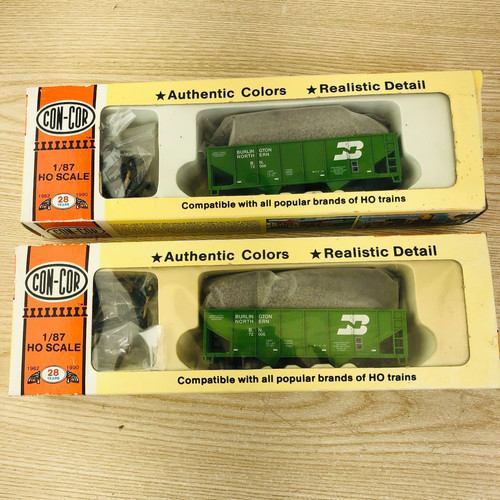 KIT TOLVA OPERATIVA ESCALA HO CON-COR BURLINGTON NORTH BN 72006 ~ Lote de 2 | Zustand: New