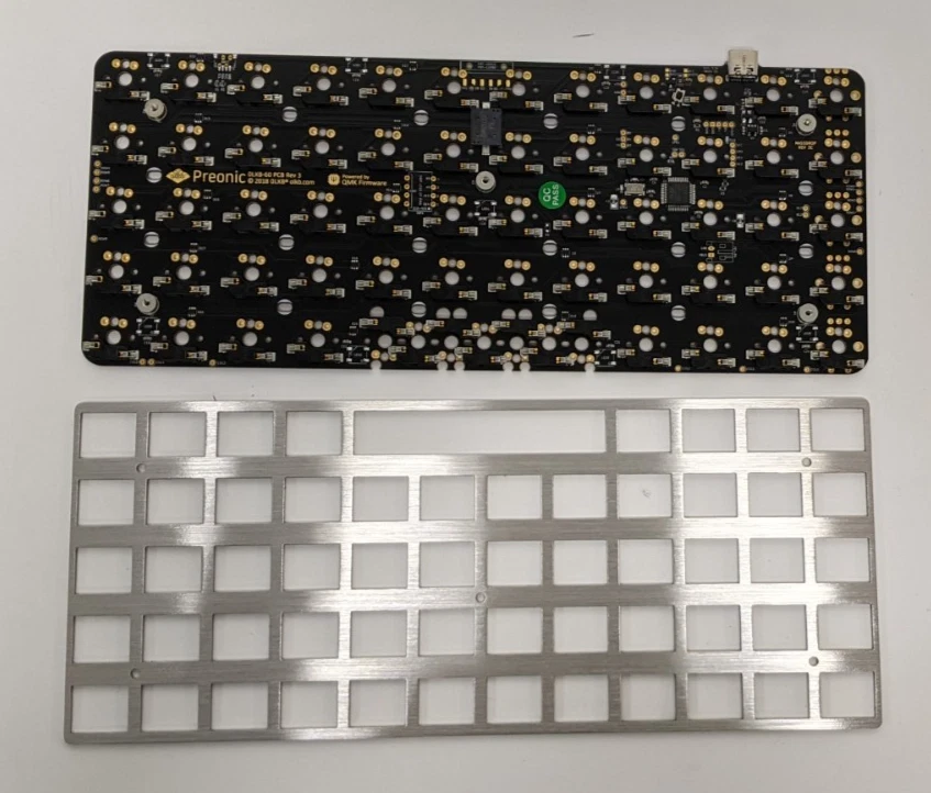 Massdrop x OLKB Preonic Keyboard Round 3 Kit - Gunmetal, No Keycaps, Matias Styl - Image 2 of 4