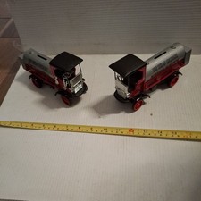 2 Ertl 1910 Mack Texaco Tanker Truck Bank car collectible vintage vehicle