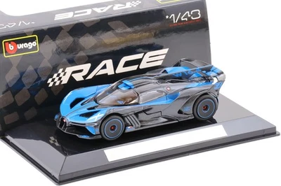 1:43 Bburago Bugatti Bolide 2020 Bleu/Gris - Photo 1/3