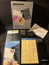 Atari Writer Home Computer Word Processor W/ Manual, BASIC Programming + More 