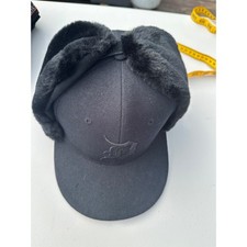 Hatco Detroit Tigers Black Faux Fur Ear Flap ...
