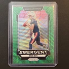 2024 Panini Prizm - Emergent Drake Maye #4 Green Wave Prizm (RC)