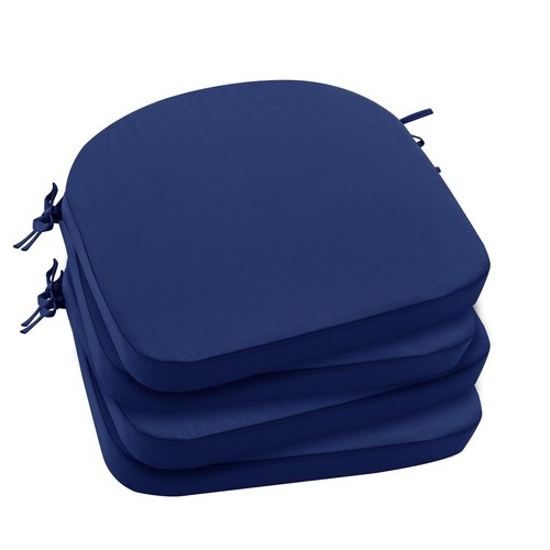 Outdoor Chair Cushions Set of 4: Waterproof & Fade Resistant Patio Furniture ...