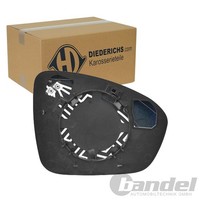 Diederichs Spiegelglas AsphÄRisch Links Passend FüR Renault Clio Megane Talisman