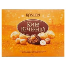 ROSHEN "Kyiv Vechirniy" Ukrainian Assortment Chocolate Candy Gift Box - 176g