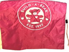 Build a Bear Workshop Child Girl Pink Nylon Sling Bag Backpack