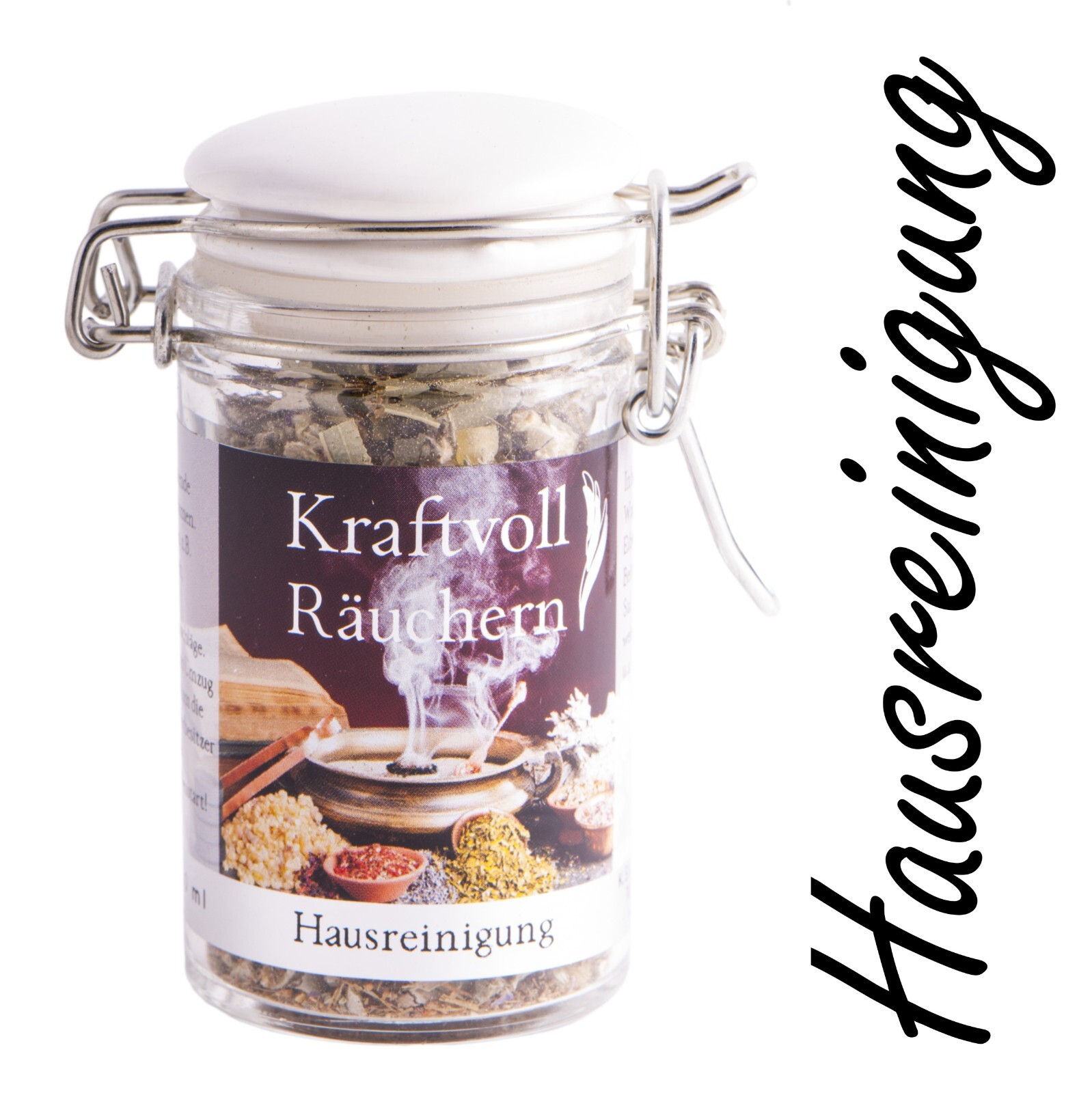 Hausreinigung Kraftvoll Räuchern Räucher Mischung Glas 60 Ml Berk