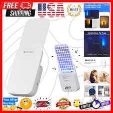 Fruit Fly Traps for House Use Gnat Trap Flying Insect Trapper Plug-in Mosquit...