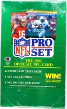 1990 NFL Pro Set Cards 1-250 Singles Complete Your Set! Fresh From Packs!