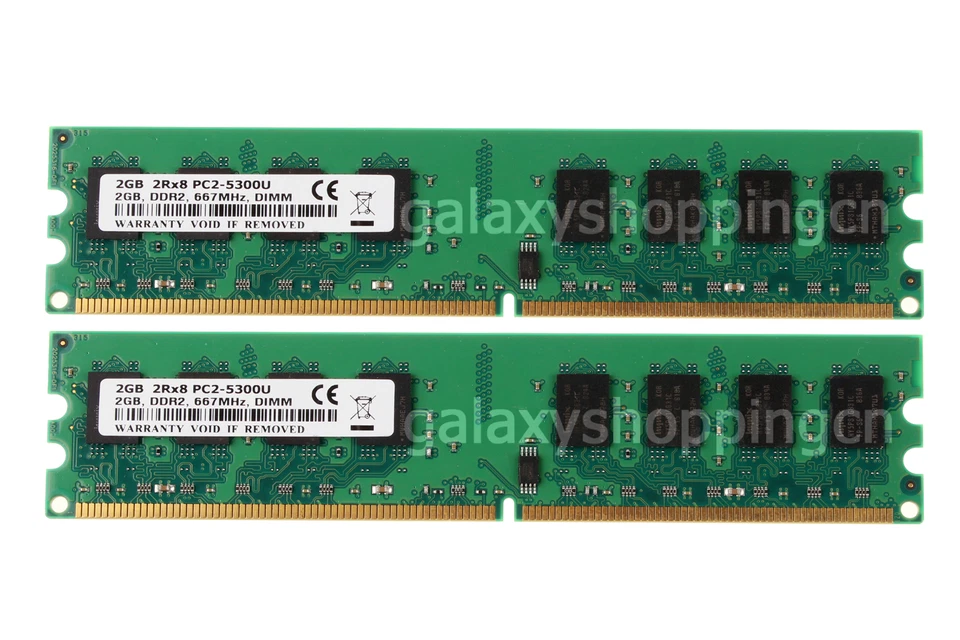 NEW 8GB 4X 2GB PC2-5300 DDR2-667MHz 2RX8 240PIN DIMM Desktop RAM Memory Non-Ecc - Image 2 of 4