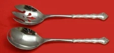 Tara by Reed and Barton Sterling Silver Salad Serving Set 2pc Pierced Custom 11"