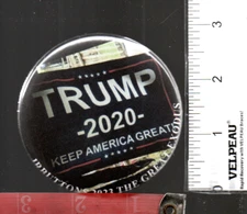 JRButtons LLC - Pinback Button - Pressed 3.5"(inch) - Trump 2020