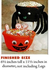 FRIGHTFULLY BOWLS CROCHET PATTERN ONLY