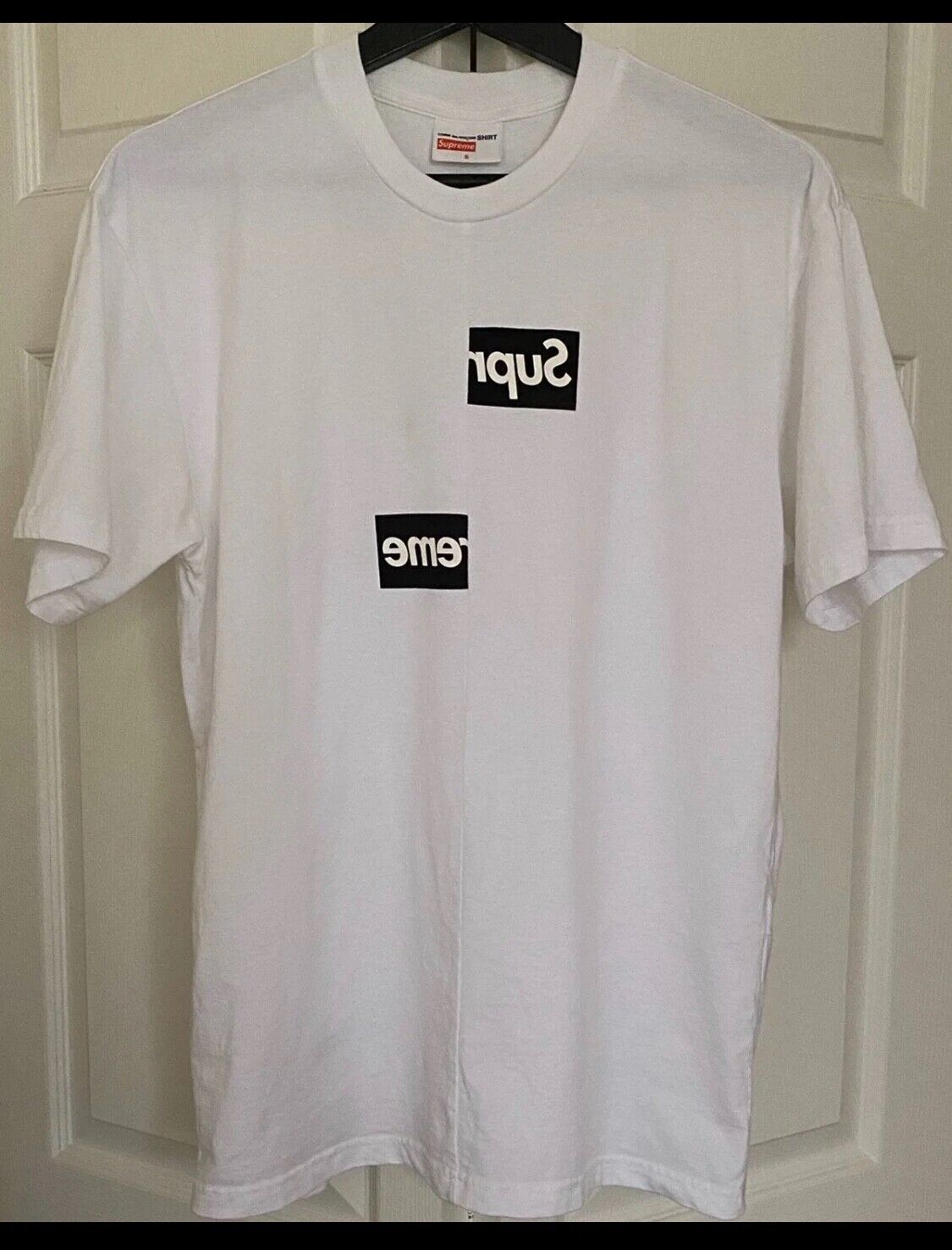 Supreme X Comme Des Garcons Box Logo Tee | Ebay