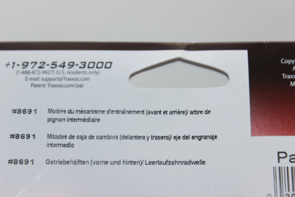 Traxxas  TRX 8691 Getriebe Hälften vorne und hinten E-Revo VXL 2.0 NEU in OVP - Bild 3 von 4