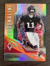 2018 Panini Phoenix Julio Jones #4 Adrenaline Rush Orange Prizm serial /49