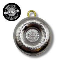4oz River Coin "Disk" Sinker | Select qty up to 40pcs/10lbs | Handcrafted by Dow