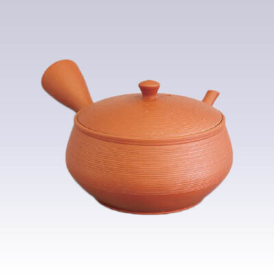 Japanese teapot - GYOKKO - Shudei red clay - 300ml - Ceramesh - Tokoname kyusu