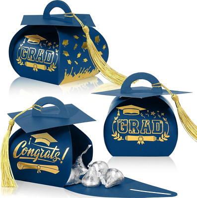 Caja de regalo de 30 birretes de graduación para fiesta de graduación