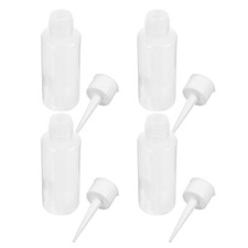 4 Pcs Plastic 50 ml Liquid Dispense Bottles Squeeze Bottle Glue Dispenser