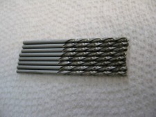 .093" Left Hand Jobber Drill HS Unbranded 8pc lot