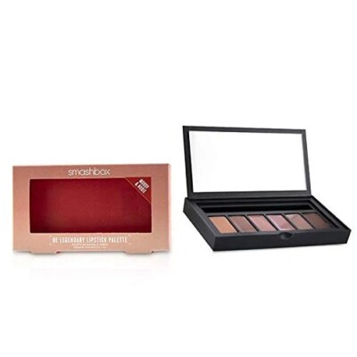 SMASHBOX BE LEGENDARY LIPSTICK 6 COLOR PALETTE W/ LIP BRUSH RARE HTF NIB