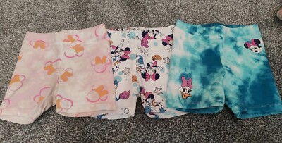 Mädchen 24 Monate 2 Jahre Shorts X3 Disney - gepunktetes Zebra