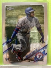 2021 Topps Chrome Base #184 Anderson Tejeda - Texas Rangers RC