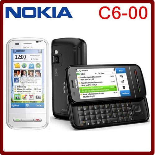 Wi-Fi Nokia C6 C6-00 3G GPS Bluetooth 5MP Symbian Original Slider Cell Phone - 第 1/12 張圖片