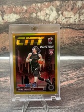 2023 Panini NBA Premium Stock Jaime Jaquez Jr RC Gold City Edition /10 Heat