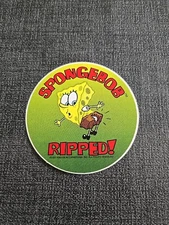 2001 Viacom International SpongeBob SquarePants Sticker "RIPPED!"