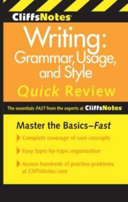 CliffsNotes Writing: Grammar, Usage, and Style Quick Review, Buch Cliffs Notes