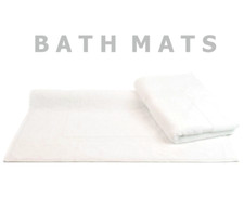 Image of Luxury Egyptian Cotton Bath Mats Pack of 2 | Hotel Quality Absorbent Floor Mats