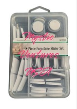 48 piece Furniture Slider Set By Household Trends W/Box Sliders  Felt Pads