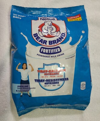 Bear Brand Fortified Powdered Milk 840 grams FREE SHIPPING