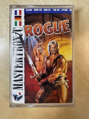 ROGUE Atari 8-Bit 800XL Vintage Cassette Game - Case