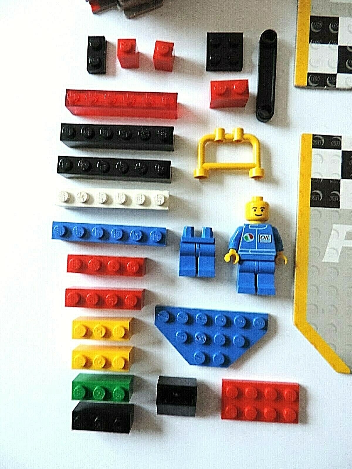 LEGO Racers Super Speedway Board Game Pieces Only INCOMPLETE 60 Pieces ...