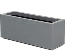 Balkonkasten mit Wasserspeicher Vulkan Pflanzkübel rechteckig Blumentopf Balkon