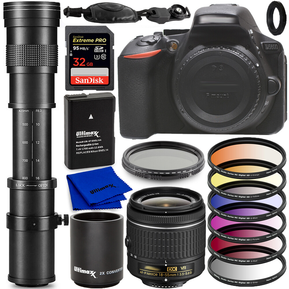 Nikon D3500 Nikon D5600 Croma Nikon D5600 DSLR With AF-P DX 18